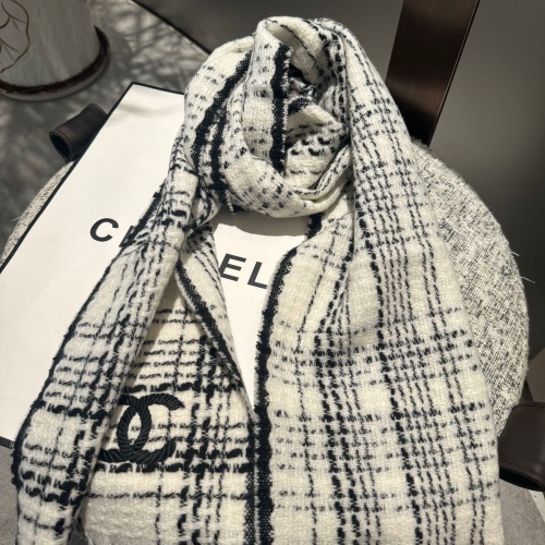 Cheap Chanel Scarves #1256278 Replica Wholesale [$56.00 USD] [ITEM#1256278] on Replica Chanel Scarves