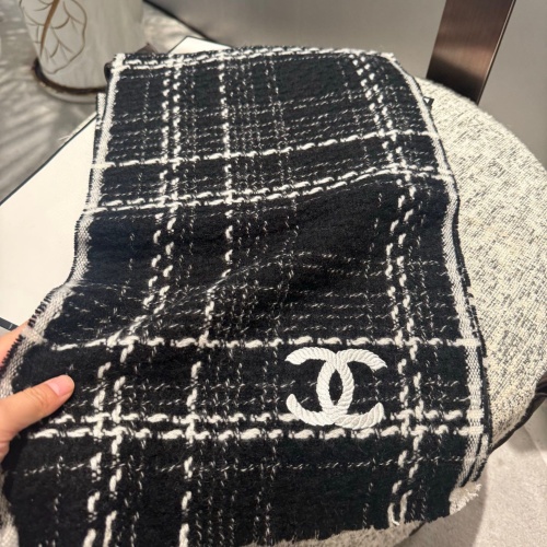 Cheap Chanel Scarves #1256279 Replica Wholesale [$56.00 USD] [ITEM#1256279] on Replica Chanel Scarves