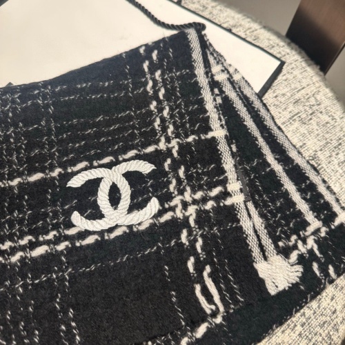 Cheap Chanel Scarves #1256279 Replica Wholesale [$56.00 USD] [ITEM#1256279] on Replica Chanel Scarves