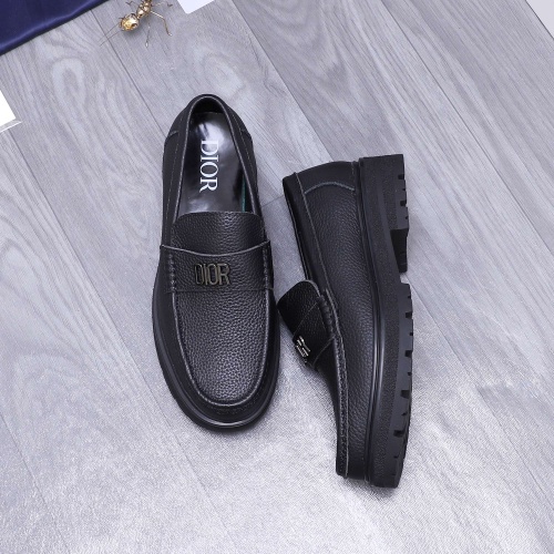 Cheap Christian Dior Leather Shoes For Men #1256313 Replica Wholesale [$88.00 USD] [ITEM#1256313] on Replica Christian Dior Leather Shoes