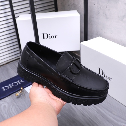 Cheap Christian Dior Leather Shoes For Men #1256314 Replica Wholesale [$88.00 USD] [ITEM#1256314] on Replica Christian Dior Leather Shoes