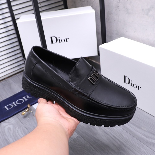 Cheap Christian Dior Leather Shoes For Men #1256315 Replica Wholesale [$88.00 USD] [ITEM#1256315] on Replica Christian Dior Leather Shoes