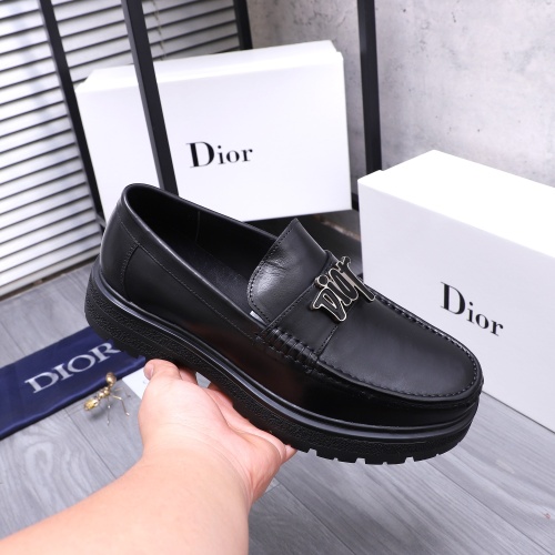 Cheap Christian Dior Leather Shoes For Men #1256316 Replica Wholesale [$88.00 USD] [ITEM#1256316] on Replica Christian Dior Leather Shoes