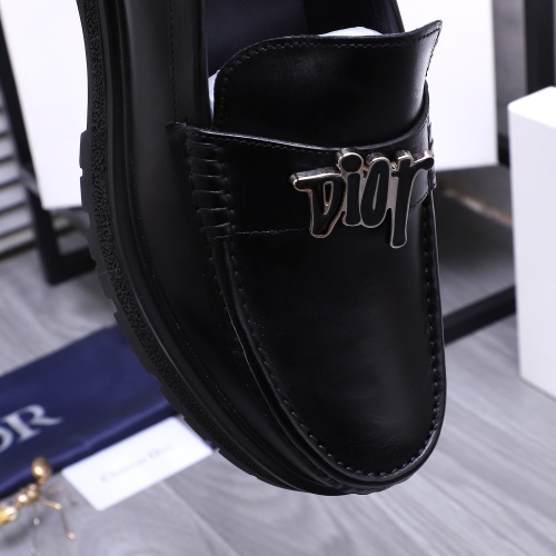 Cheap Christian Dior Leather Shoes For Men #1256316 Replica Wholesale [$88.00 USD] [ITEM#1256316] on Replica Christian Dior Leather Shoes