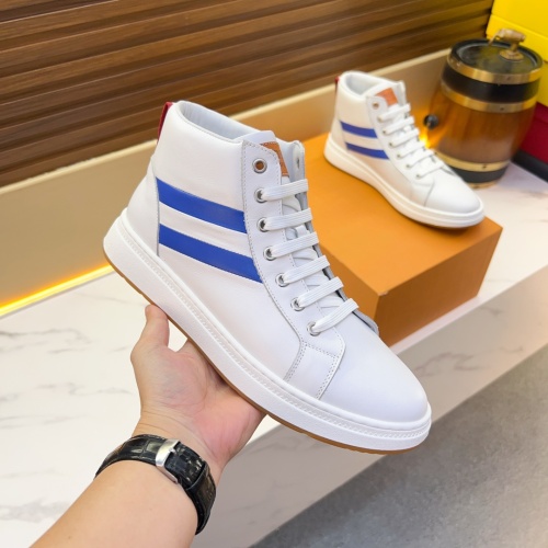 Cheap Bally High-Tops Shoes For Men #1256332 Replica Wholesale [$80.00 USD] [ITEM#1256332] on Replica Bally High-Tops Shoes