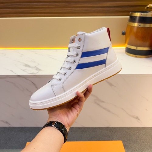 Cheap Bally High-Tops Shoes For Men #1256332 Replica Wholesale [$80.00 USD] [ITEM#1256332] on Replica Bally High-Tops Shoes