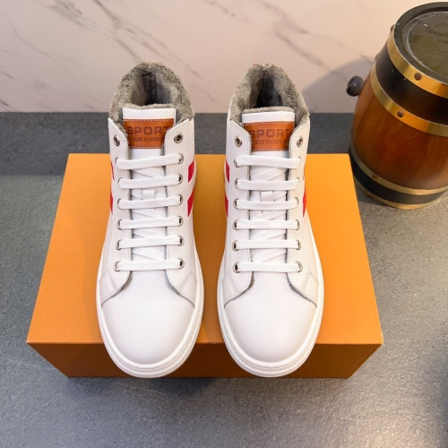 Cheap Bally High-Tops Shoes For Men #1256333 Replica Wholesale [$80.00 USD] [ITEM#1256333] on Replica Bally High-Tops Shoes