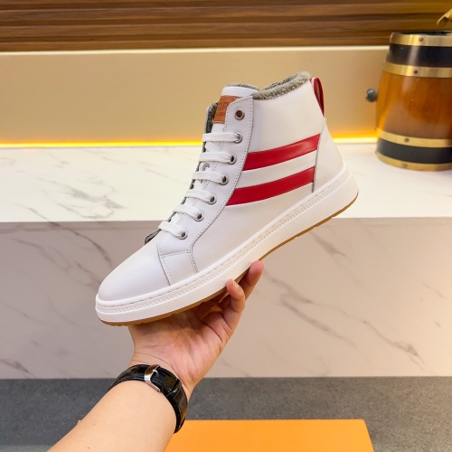 Cheap Bally High-Tops Shoes For Men #1256333 Replica Wholesale [$80.00 USD] [ITEM#1256333] on Replica Bally High-Tops Shoes