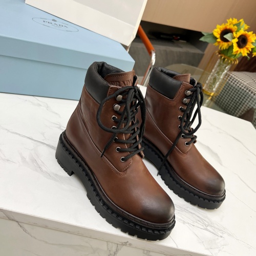 Cheap Prada Boots For Women #1256350 Replica Wholesale [$112.00 USD] [ITEM#1256350] on Replica Prada Boots