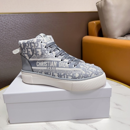 Cheap Christian Dior High Top Shoes For Men #1256361 Replica Wholesale [$80.00 USD] [ITEM#1256361] on Replica Christian Dior High Top Shoes