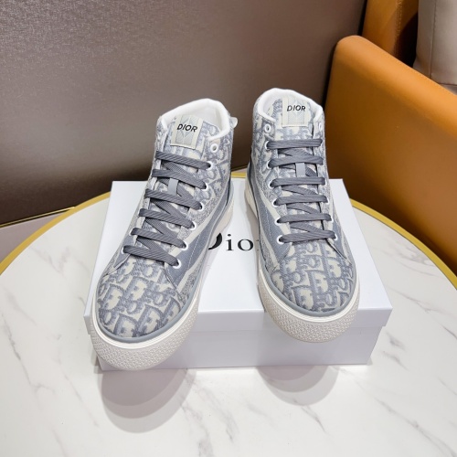 Cheap Christian Dior High Top Shoes For Men #1256361 Replica Wholesale [$80.00 USD] [ITEM#1256361] on Replica Christian Dior High Top Shoes