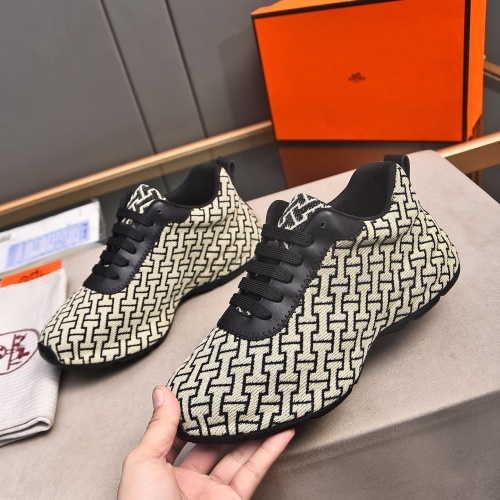 Cheap Hermes Casual Shoes For Men #1256369 Replica Wholesale [$100.00 USD] [ITEM#1256369] on Replica Hermes Casual Shoes