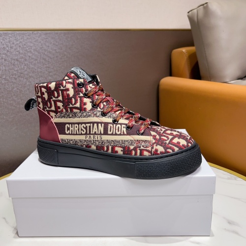 Cheap Christian Dior High Top Shoes For Men #1256399 Replica Wholesale [$80.00 USD] [ITEM#1256399] on Replica Christian Dior High Top Shoes