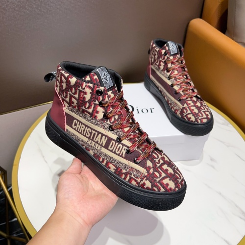 Cheap Christian Dior High Top Shoes For Men #1256399 Replica Wholesale [$80.00 USD] [ITEM#1256399] on Replica Christian Dior High Top Shoes