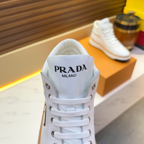 Cheap Prada High Top Shoes For Men #1256410 Replica Wholesale [$80.00 USD] [ITEM#1256410] on Replica Prada High Top Shoes