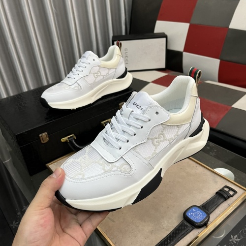 Cheap Gucci Casual Shoes For Men #1256447 Replica Wholesale [$82.00 USD] [ITEM#1256447] on Replica Gucci Casual Shoes