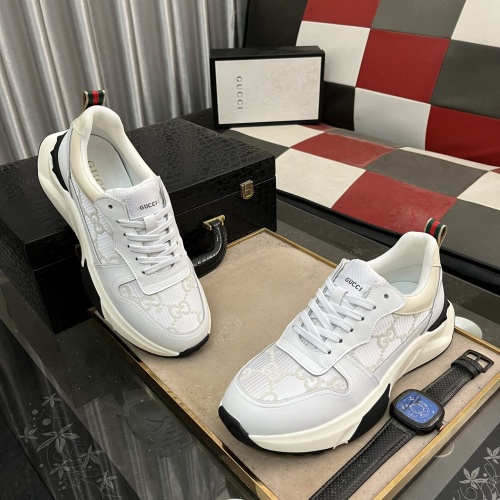 Cheap Gucci Casual Shoes For Men #1256447 Replica Wholesale [$82.00 USD] [ITEM#1256447] on Replica Gucci Casual Shoes