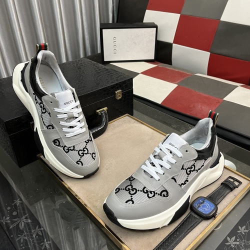 Cheap Gucci Casual Shoes For Men #1256448 Replica Wholesale [$82.00 USD] [ITEM#1256448] on Replica Gucci Casual Shoes