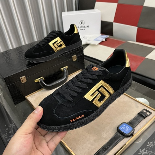 Cheap Balmain Casual Shoes For Men #1256453 Replica Wholesale [$108.00 USD] [ITEM#1256453] on Replica Balmain Casual Shoes