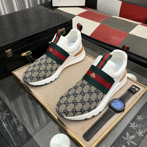 Cheap Gucci Casual Shoes For Men #1256461 Replica Wholesale [$80.00 USD] [ITEM#1256461] on Replica Gucci Casual Shoes