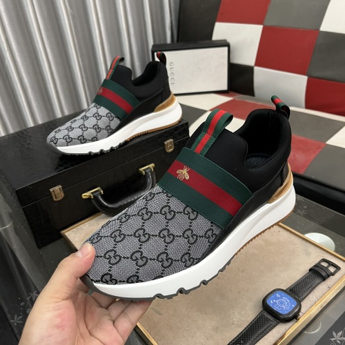 Cheap Gucci Casual Shoes For Men #1256463 Replica Wholesale [$80.00 USD] [ITEM#1256463] on Replica Gucci Casual Shoes