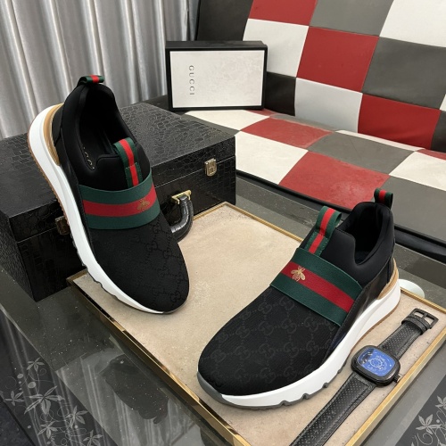 Cheap Gucci Casual Shoes For Men #1256464 Replica Wholesale [$80.00 USD] [ITEM#1256464] on Replica Gucci Casual Shoes