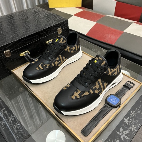 Cheap Fendi Casual Shoes For Men #1256492 Replica Wholesale [$76.00 USD] [ITEM#1256492] on Replica Fendi Casual Shoes