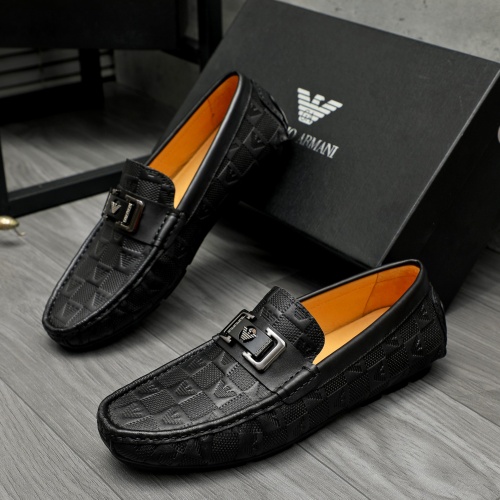 Cheap Armani Leather Shoes For Men #1256497 Replica Wholesale [$68.00 USD] [ITEM#1256497] on Replica Armani Leather Shoes