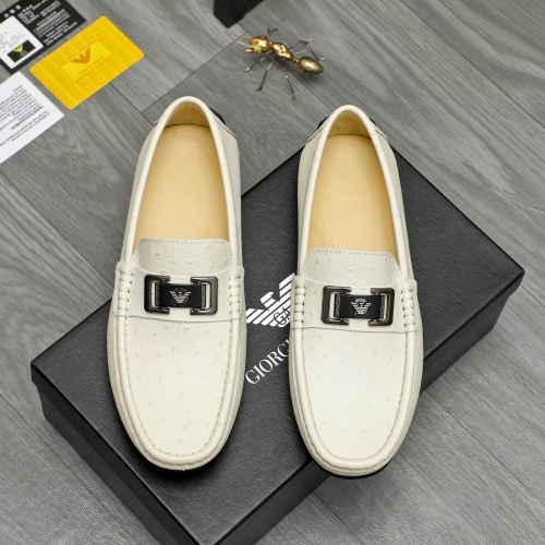 Cheap Armani Leather Shoes For Men #1256498 Replica Wholesale [$68.00 USD] [ITEM#1256498] on Replica Armani Leather Shoes