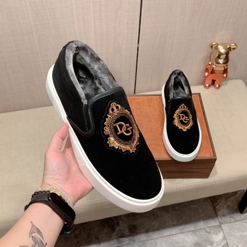 Cheap Dolce &amp; Gabbana D&amp;G Casual Shoes For Men #1256547 Replica Wholesale [$64.00 USD] [ITEM#1256547] on Replica Dolce &amp; Gabbana D&amp;G Casual Shoes