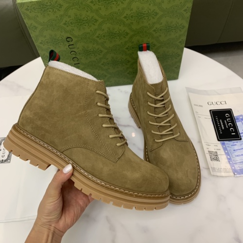 Cheap Gucci Boots For Men #1256559 Replica Wholesale [$96.00 USD] [ITEM#1256559] on Replica Gucci Boots