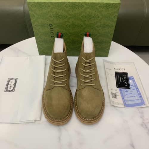 Cheap Gucci Boots For Men #1256559 Replica Wholesale [$96.00 USD] [ITEM#1256559] on Replica Gucci Boots