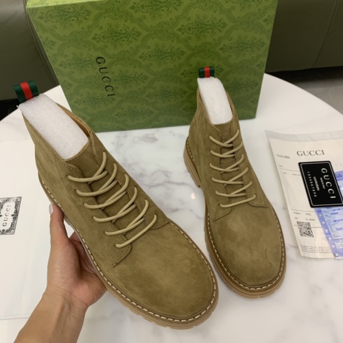 Cheap Gucci Boots For Men #1256559 Replica Wholesale [$96.00 USD] [ITEM#1256559] on Replica Gucci Boots