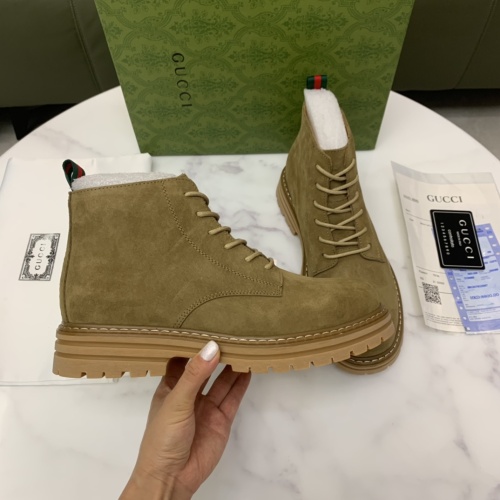 Cheap Gucci Boots For Men #1256559 Replica Wholesale [$96.00 USD] [ITEM#1256559] on Replica Gucci Boots