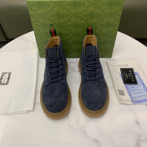 Cheap Gucci Boots For Men #1256560 Replica Wholesale [$96.00 USD] [ITEM#1256560] on Replica Gucci Boots