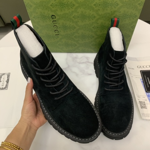 Cheap Gucci Boots For Men #1256561 Replica Wholesale [$96.00 USD] [ITEM#1256561] on Replica Gucci Boots