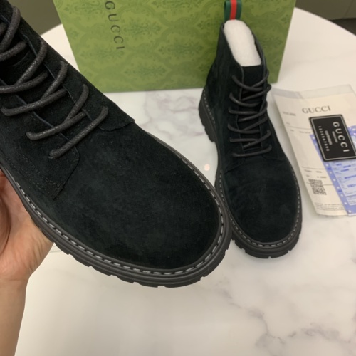 Cheap Gucci Boots For Men #1256561 Replica Wholesale [$96.00 USD] [ITEM#1256561] on Replica Gucci Boots