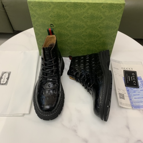 Cheap Gucci Boots For Men #1256563 Replica Wholesale [$96.00 USD] [ITEM#1256563] on Replica Gucci Boots