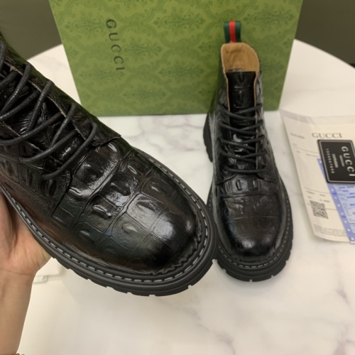 Cheap Gucci Boots For Men #1256563 Replica Wholesale [$96.00 USD] [ITEM#1256563] on Replica Gucci Boots