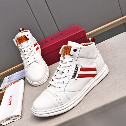 Cheap Bally High-Tops Shoes For Men #1256660 Replica Wholesale [$85.00 USD] [ITEM#1256660] on Replica Bally High-Tops Shoes