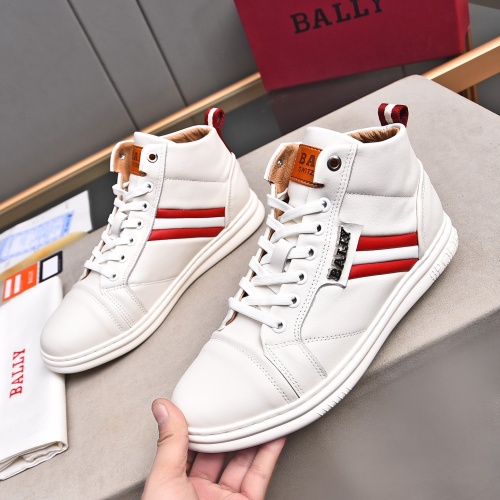 Cheap Bally High-Tops Shoes For Men #1256660 Replica Wholesale [$85.00 USD] [ITEM#1256660] on Replica Bally High-Tops Shoes