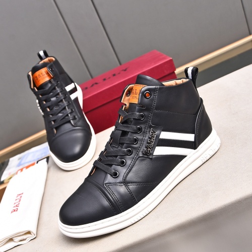 Cheap Bally High-Tops Shoes For Men #1256661 Replica Wholesale [$85.00 USD] [ITEM#1256661] on Replica Bally High-Tops Shoes