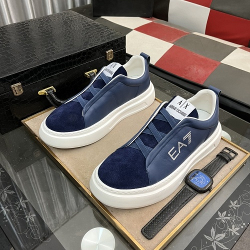 Cheap Armani Casual Shoes For Men #1256716 Replica Wholesale [$85.00 USD] [ITEM#1256716] on Replica Armani Casual Shoes