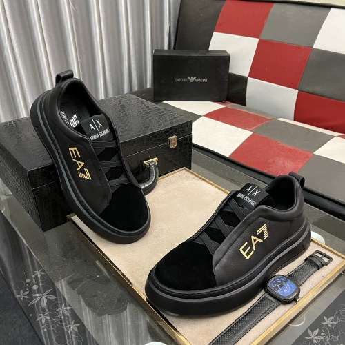 Cheap Armani Casual Shoes For Men #1256718 Replica Wholesale [$85.00 USD] [ITEM#1256718] on Replica Armani Casual Shoes