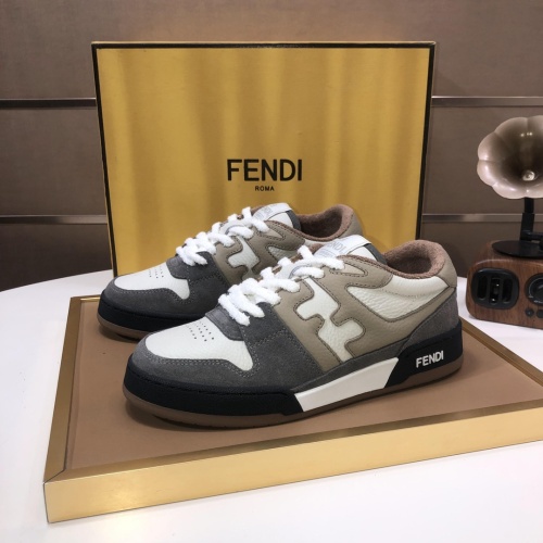 Cheap Fendi Casual Shoes For Men #1256727 Replica Wholesale [$105.00 USD] [ITEM#1256727] on Replica Fendi Casual Shoes