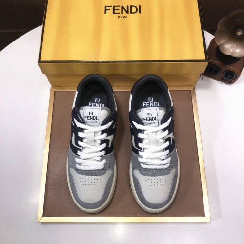 Cheap Fendi Casual Shoes For Men #1256730 Replica Wholesale [$105.00 USD] [ITEM#1256730] on Replica Fendi Casual Shoes