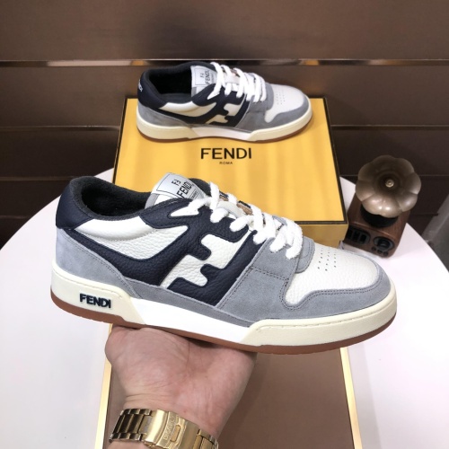 Cheap Fendi Casual Shoes For Men #1256730 Replica Wholesale [$105.00 USD] [ITEM#1256730] on Replica Fendi Casual Shoes