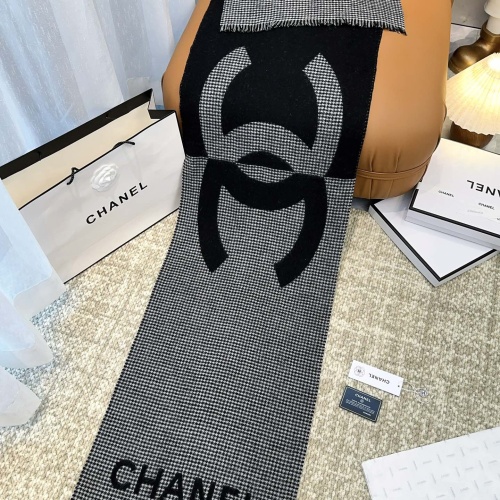 Cheap Chanel Scarves #1256734 Replica Wholesale [$56.00 USD] [ITEM#1256734] on Replica Chanel Scarves