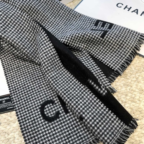 Cheap Chanel Scarves #1256734 Replica Wholesale [$56.00 USD] [ITEM#1256734] on Replica Chanel Scarves