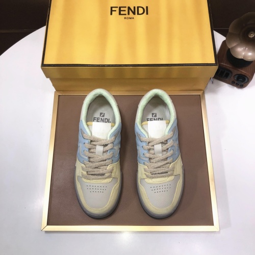 Cheap Fendi Casual Shoes For Men #1256738 Replica Wholesale [$105.00 USD] [ITEM#1256738] on Replica Fendi Casual Shoes